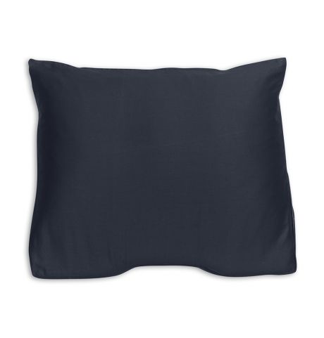 Kussensloop katoensatijn Blauw 60x70