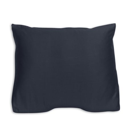 Kussensloop katoensatijn Blauw 60x70